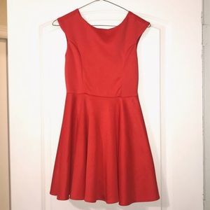 Formal red dress